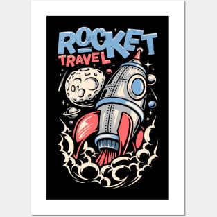 Rocket Travel Posters and Art